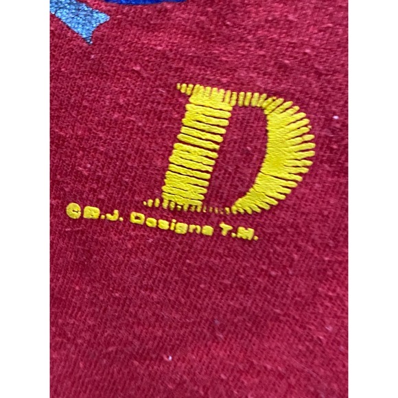 Vintage World Class Dad T Shirt Size Large Red Single Stitched USA - Picture 12 of 13